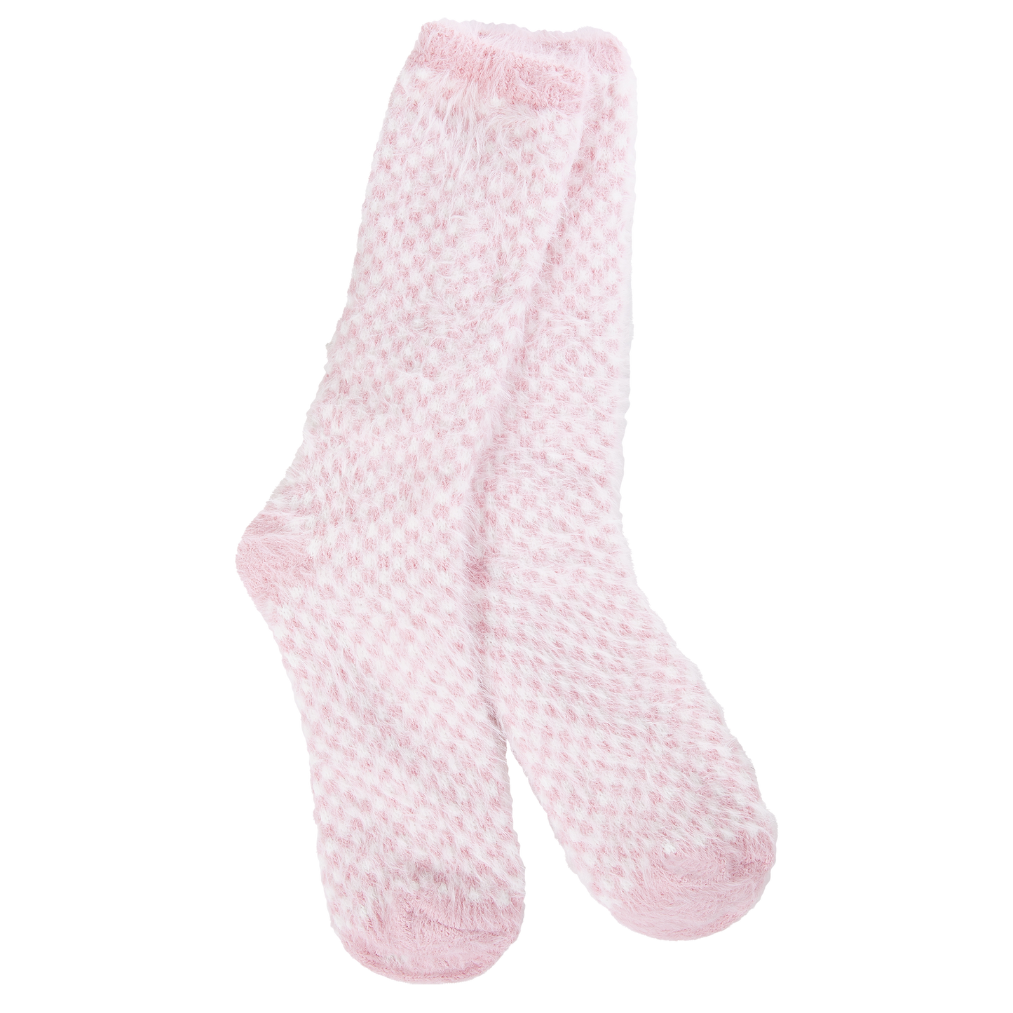 Holiday Candy Pink Check Crew