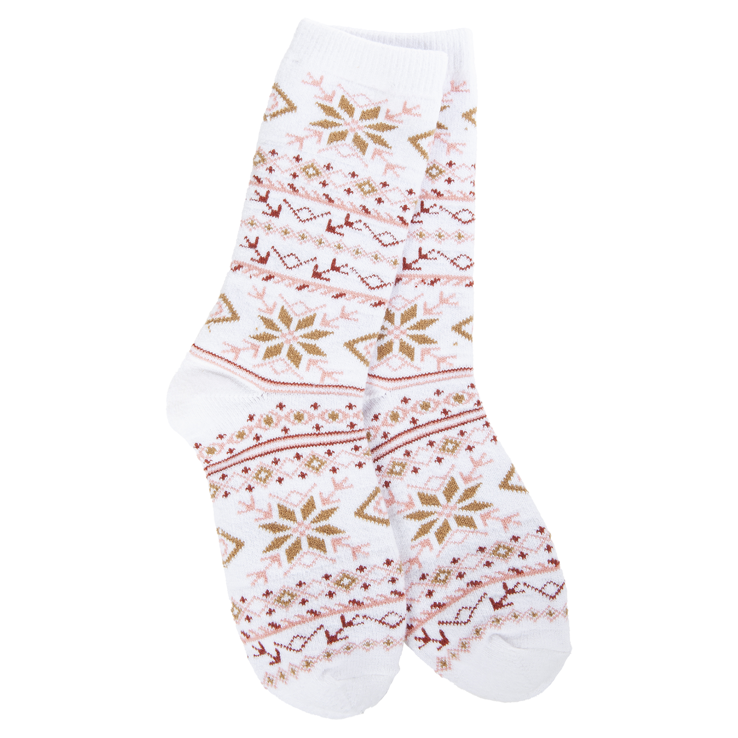 Fair Isle White Mini Crew