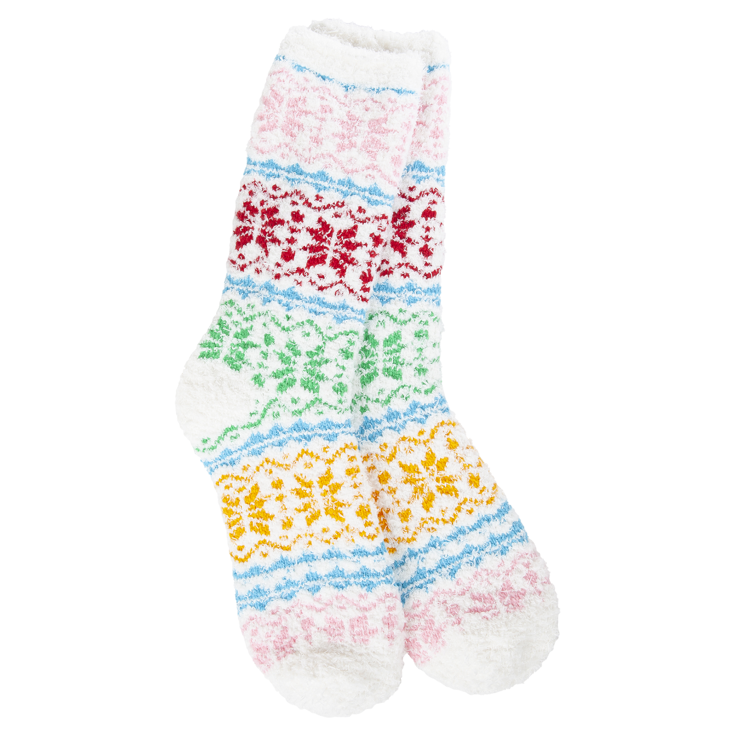Fair Isle Whimsical Cozy Winter Crew