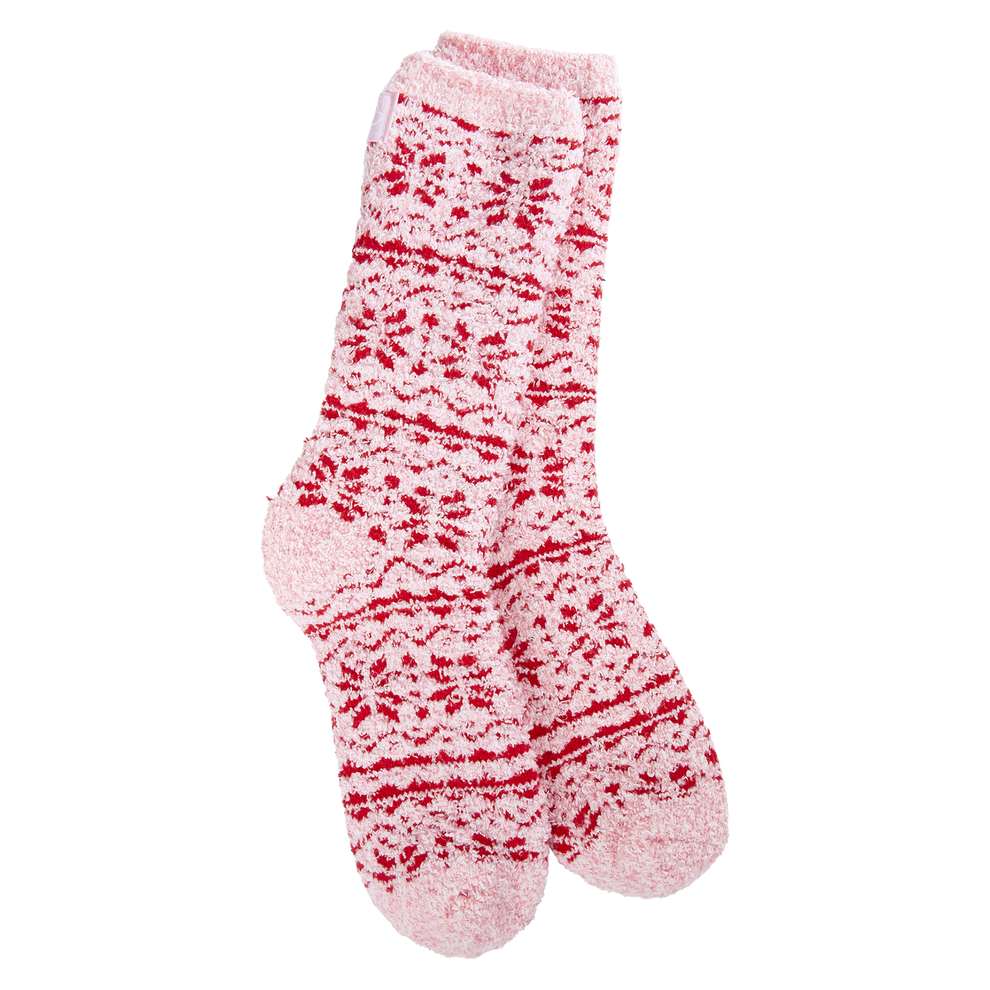 Fair Isle Pink Cozy Winter Crew