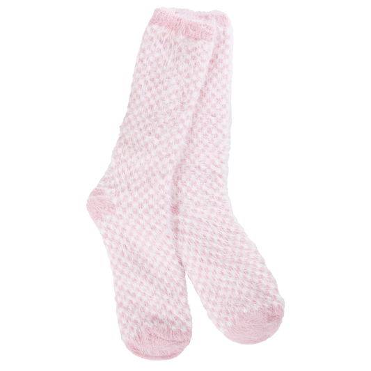 Holiday Candy Pink Check Crew