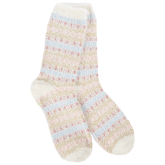 Holiday Wintertime Multi Stripe Crew