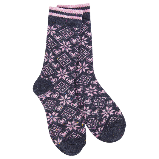Diamond Denim Holiday Confetti Crew