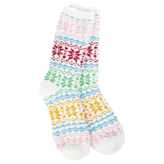Fair Isle Whimsical Cozy Winter Crew
